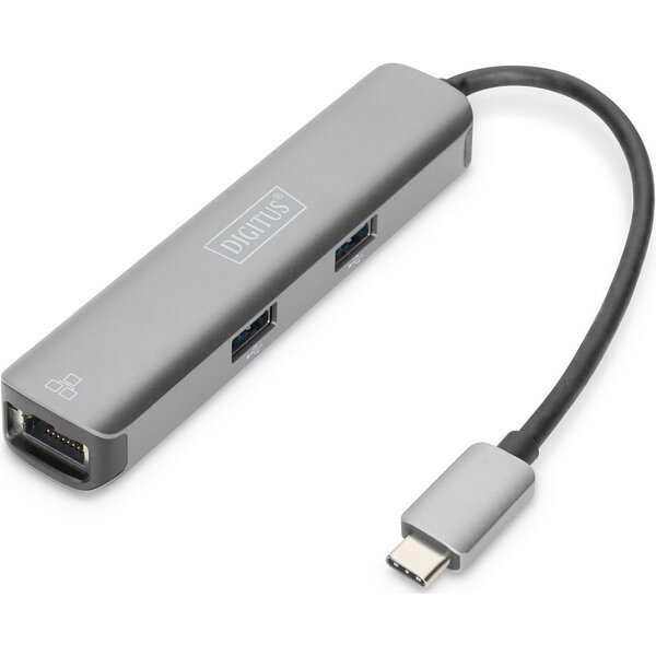 Акція на USB хаб DIGITUS USB-C, 5 Port (DA-70892) від MOYO