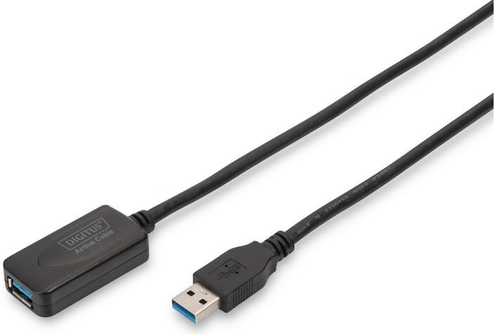 Удлинитель DIGITUS USB 3.0 Active Cable, A/M-A/F, 5 m (DA-73104) фото 