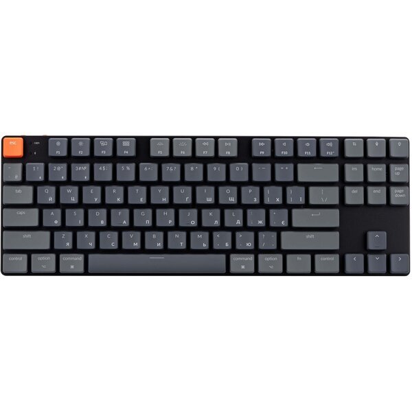 Акція на Клавиатура Keychron K1SE 87 Key Optical Blue White Led Hot-Swap WL UA Black (K1SED2_Keychron) від MOYO