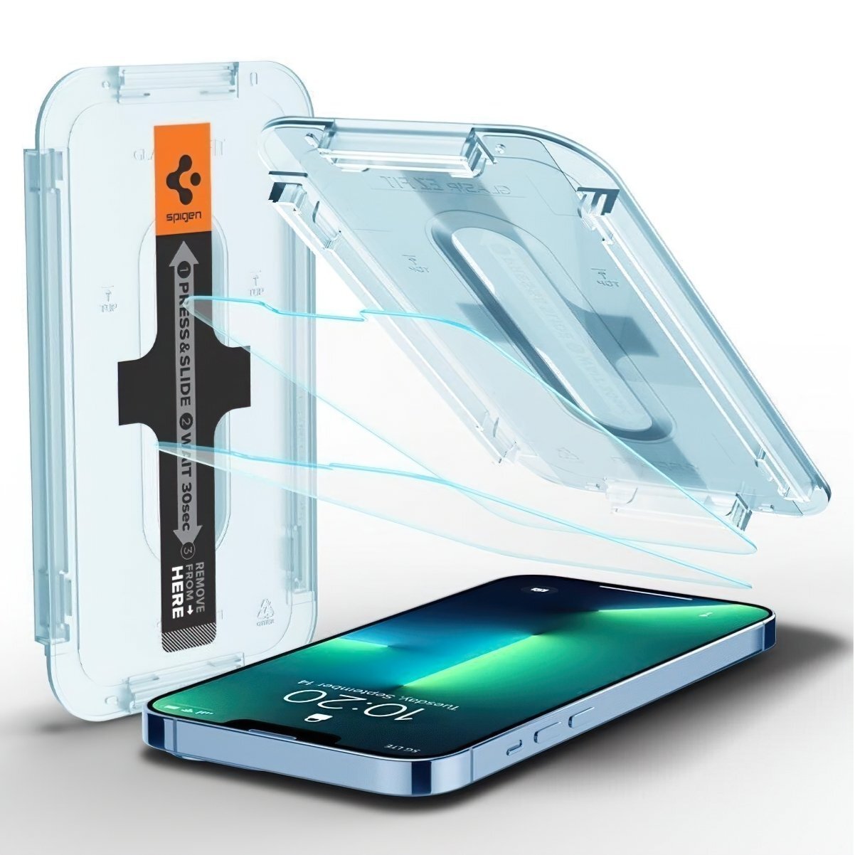Защитное стекло Spigen для Apple Iphone 14 Plus/13 Pro Max tR EZ Fit Transparency Sensor Open (2 Pac) (AGL03375) фото 