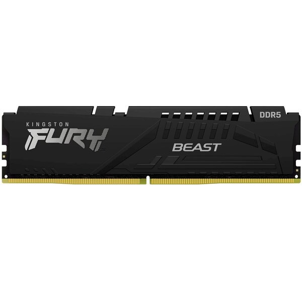 Акція на Память ПК Kingston DDR5 16GB 5200 FURY Beast Black EXPO (KF552C36BBE-16) від MOYO