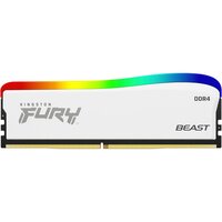 Пам'ять ПК Kingston DDR4 16GB 3600 FURY Beast White RGB SE (KF436C18BWA/16)