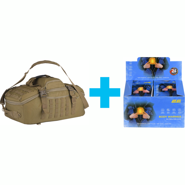 

Тактическая сумка-баул/рюкзак L, 2Е, хаки (2E-MILDUFBKP-L-OG)