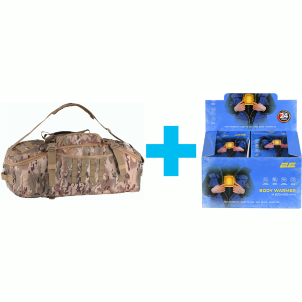 

Тактическая сумка-баул/рюкзак XL, 2Е, камуфляж (2E-MILDUFBKP-XL-MC)