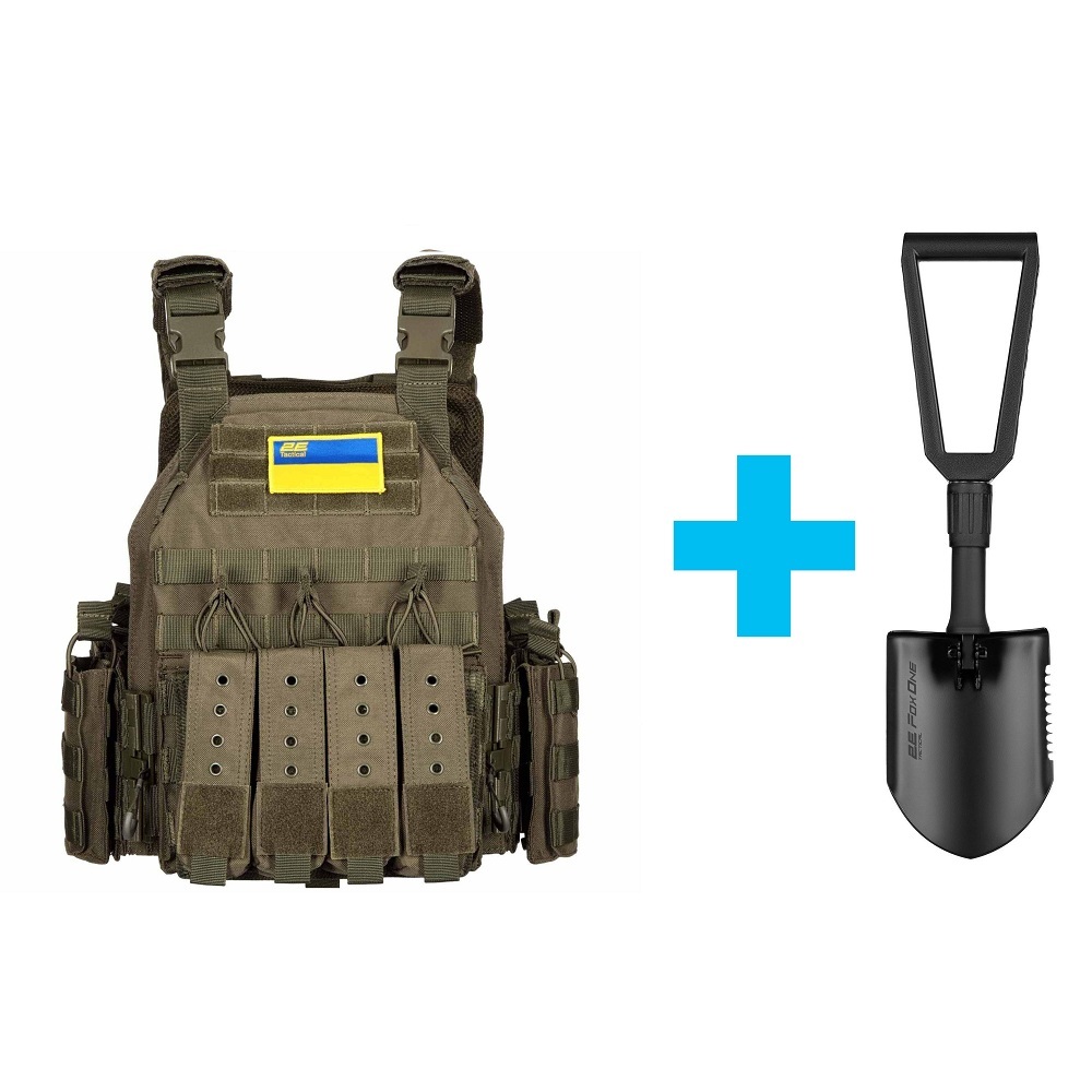 Плитоноска Combat Тип 3, 2Е, зелена (2E-MILPLACARTYPE3-YC-OG)фото1