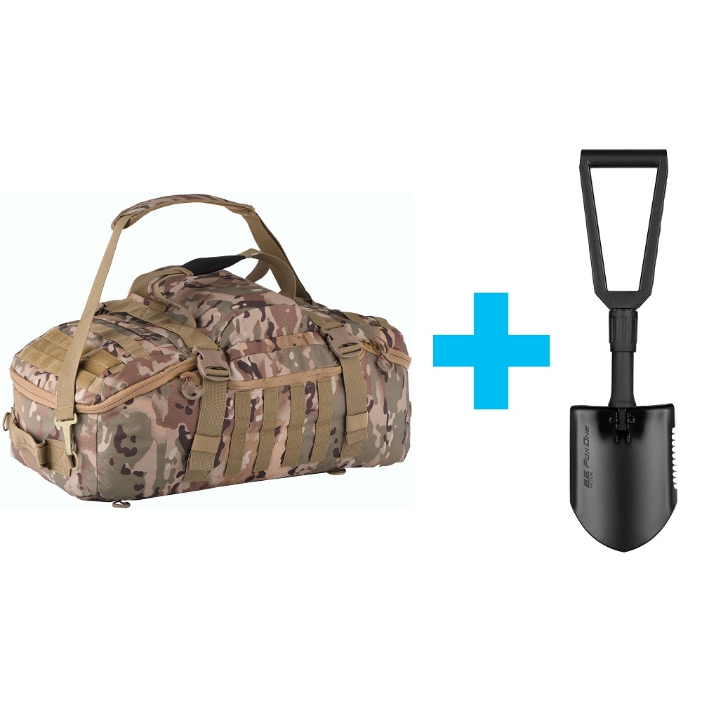 Тактическая сумка-баул/рюкзак L, 2Е, камуфляж (2E-MILDUFBKP-L-MC) фото 1