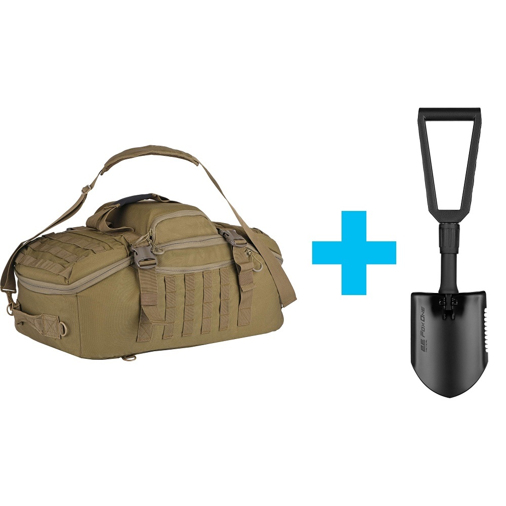 Тактическая сумка-баул/рюкзак L, 2Е, хаки (2E-MILDUFBKP-L-OG) фото 1