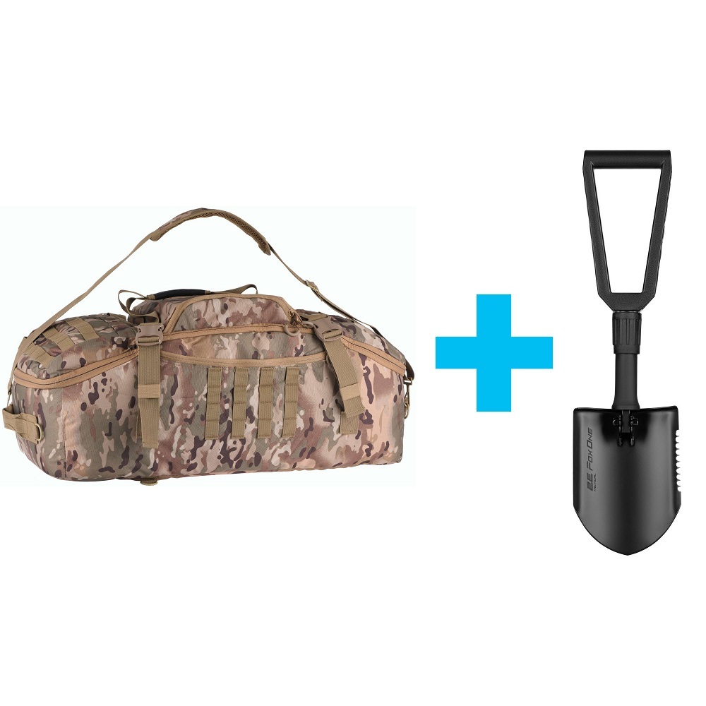 Тактическая сумка-баул/рюкзак XL, 2Е, камуфляж (2E-MILDUFBKP-XL-MC) фото 1