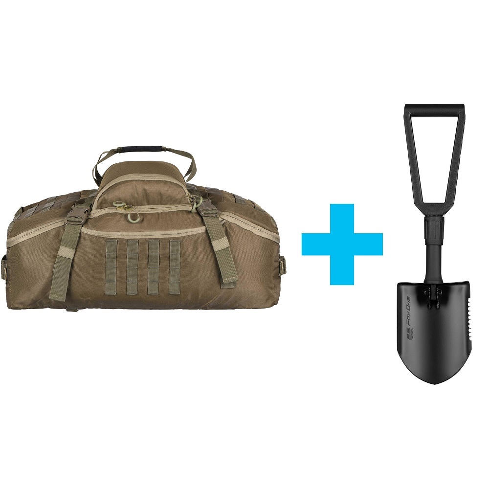 Тактична сумка-баул/рюкзак XL, 2Е, хакі (2E-MILDUFBKP-XL-OG)фото1
