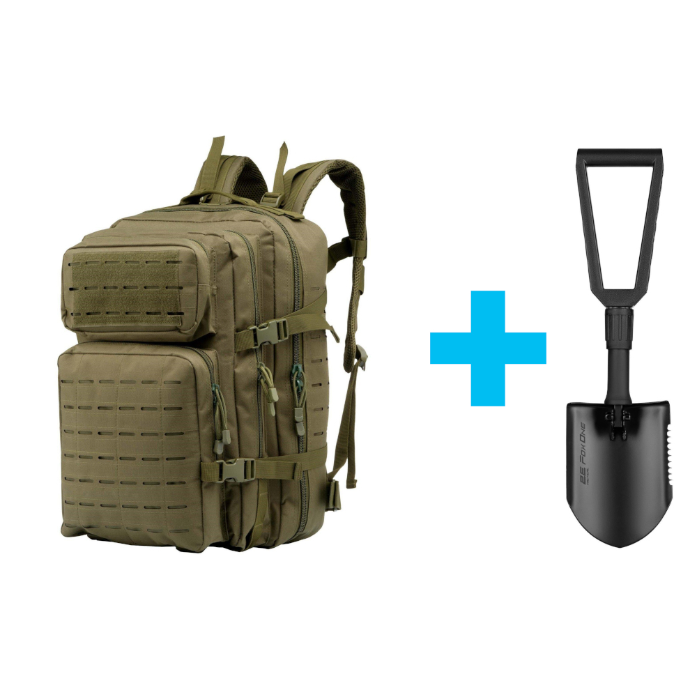 Тактичний рюкзак 45L, 2Е, хакі (2E-MILTACBKP-45L-OG)фото1
