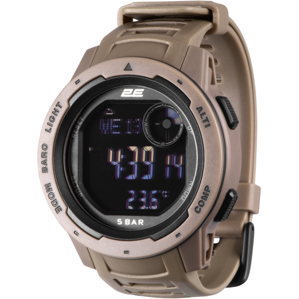 

Тактические часы 2E Delta X Brown с компасом и шагомером (2E-TCW10BWN)