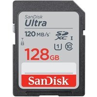 Карта памяти SanDisk SD 128GB C10 UHS-I R140MB/s Ultra (SDSDUNB-128G-GN6IN)