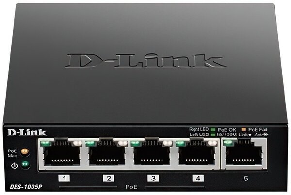 Коммутатор D-Link DES-1005P