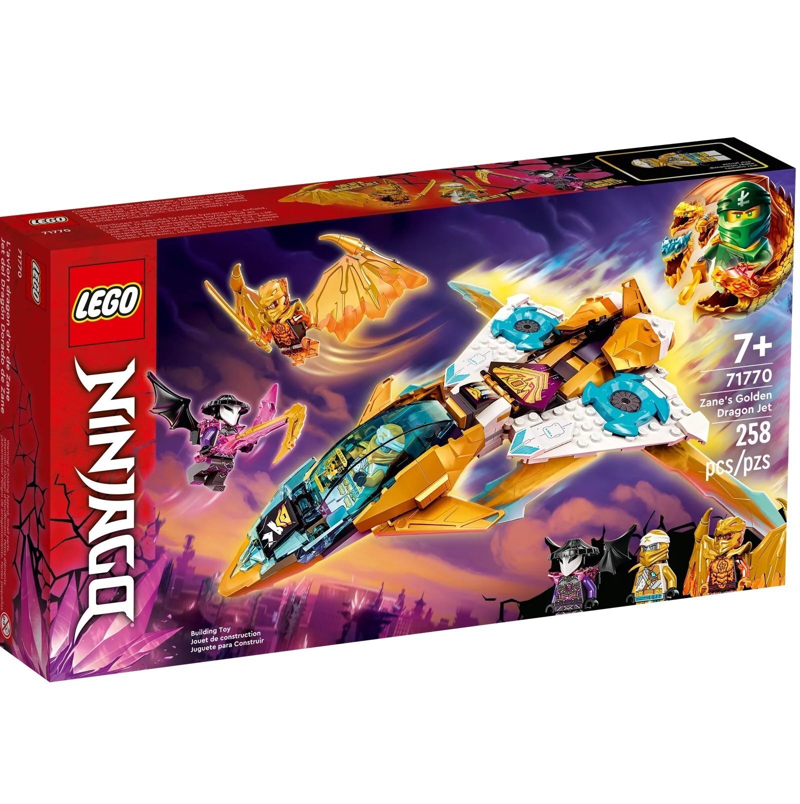 LEGO 71770 Ninjago Літак Золотого дракона Зейнафото1