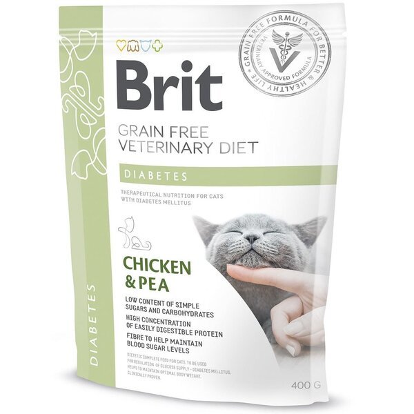 Сухой корм для кошек Brit GF VetDiets Cat Diabets 400 g