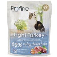 Сухой корм для котов с избыточным весом Profine Cat Light с индейкой, курицей и рисом 0,3 кг