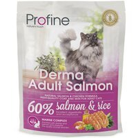 Сухой корм для длинношерстных котов Profine Cat Derma с лососем и рисом 0,3 кг