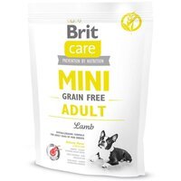 Сухой корм для взрослых собак миниатюрных пород Brit Care Mini Grain Free Adult 400г