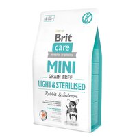 Сухой корм для взрослых собак миниатюрных пород с избыточным весом или стерилизованных Brit Care Mini Light & Sterilised