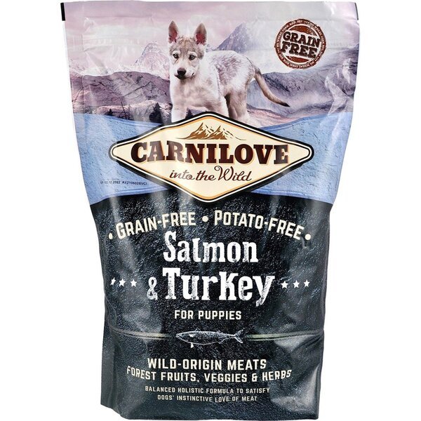 Сухой корм для щенков Carnilove Salmon & Turkey Puppy 1.5 кг