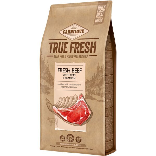 Сухой корм для собак Carnilove True Fresh BEEF for Adult dogs с говядиной 11.4 кг