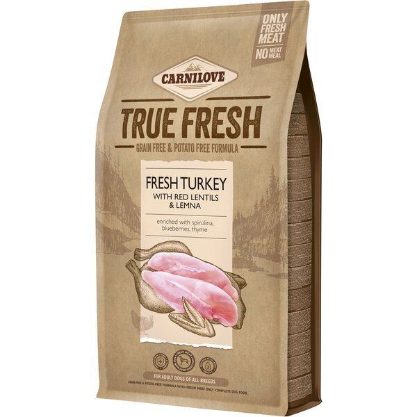 

Сухой корм для собак Carnilove True Fresh TURKEY for Adult dogs с индейкой 4 кг