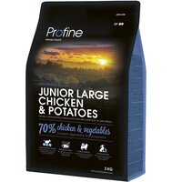Сухой корм для щенков и молодых собак крупных пород Profine Junior Large Salmon с лососем и картофелем 3 кг