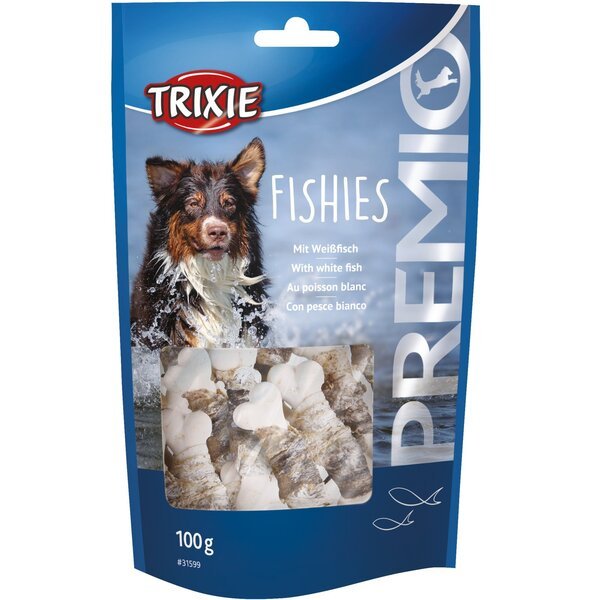 

Лакомство для собак Trixie Premio Fishies косточка с рыбой 100 г