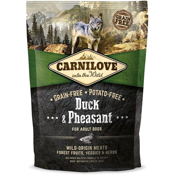 Сухой корм для взрослых собак Carnilove Duck & Pheasant 1.5 кг