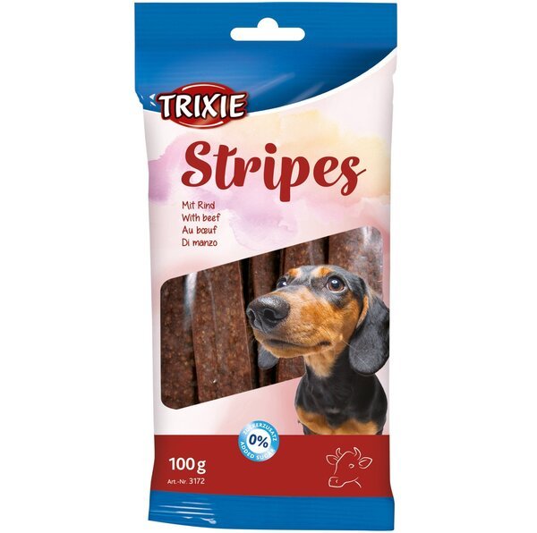 Лакомство для собак Trixie Stripes Light  с говядиной 100гр (10шт)