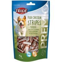 Ласощі для собак Trixie PREMIO Chicken and Pollock Stripes палички курка/лосось 75гр