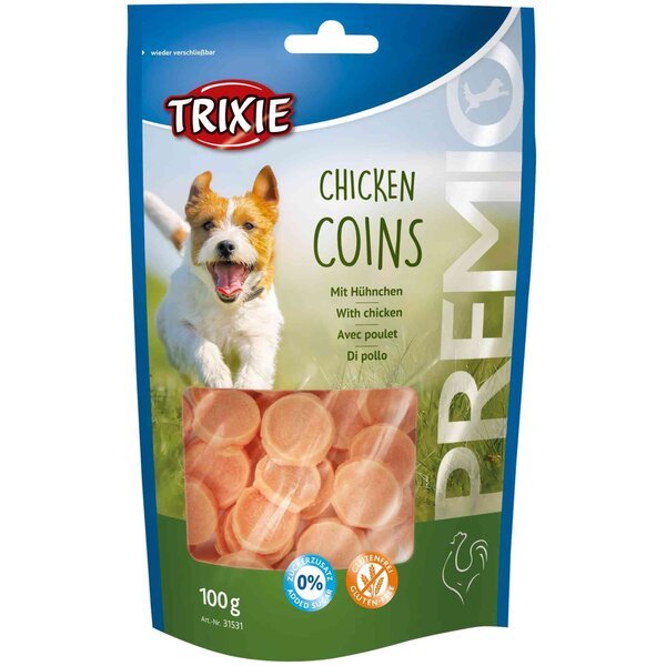 

Лакомство для собак Trixie PREMIO Chicken Coins кур. монетки 100гр