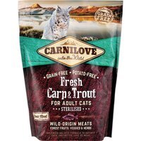 Сухой корм для стерилизованных кошек Carnilove Fresh с карпом и форелью 0,4 кг
