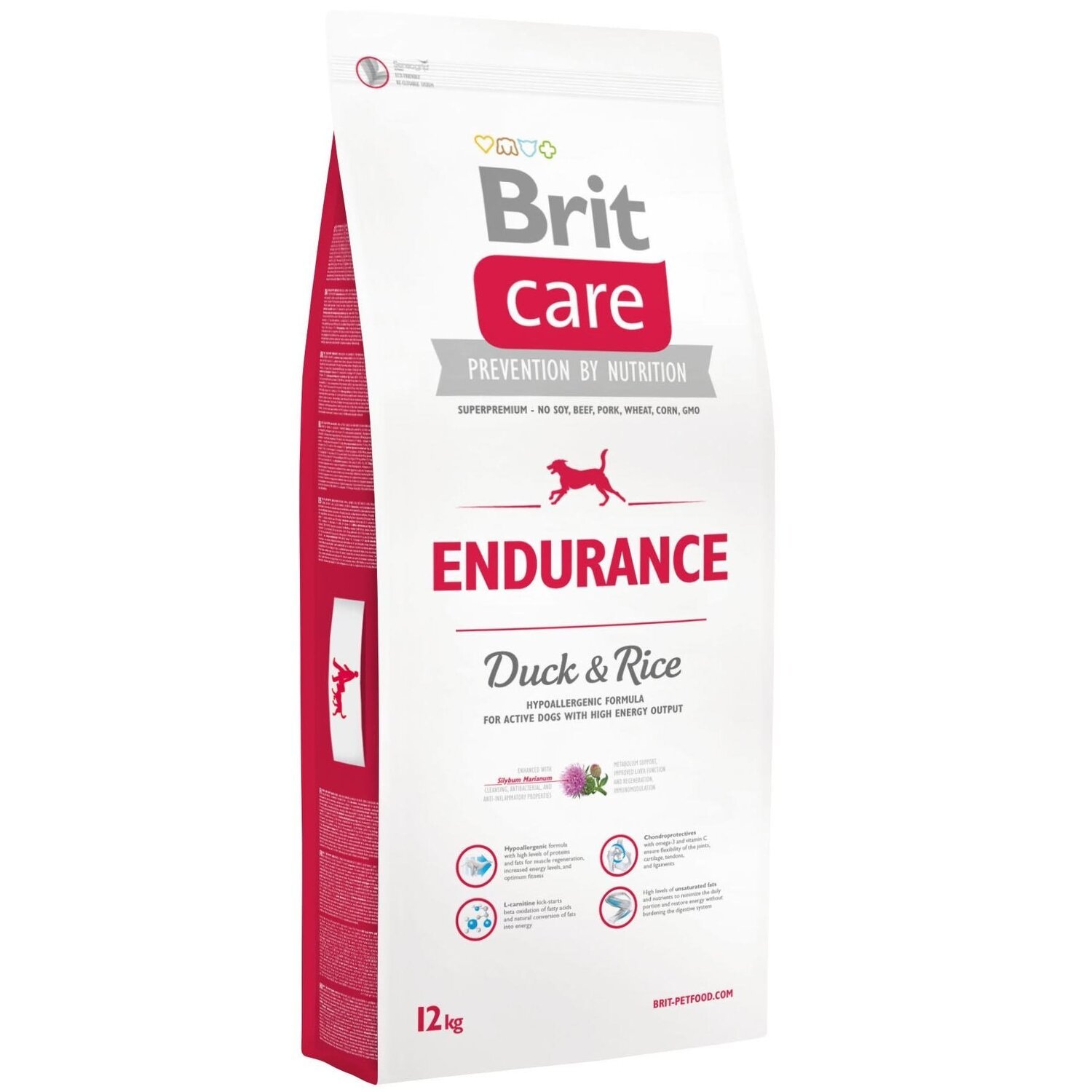Сухой корм для активных собак всех пород Brit Care Endurance 12 кг фото 