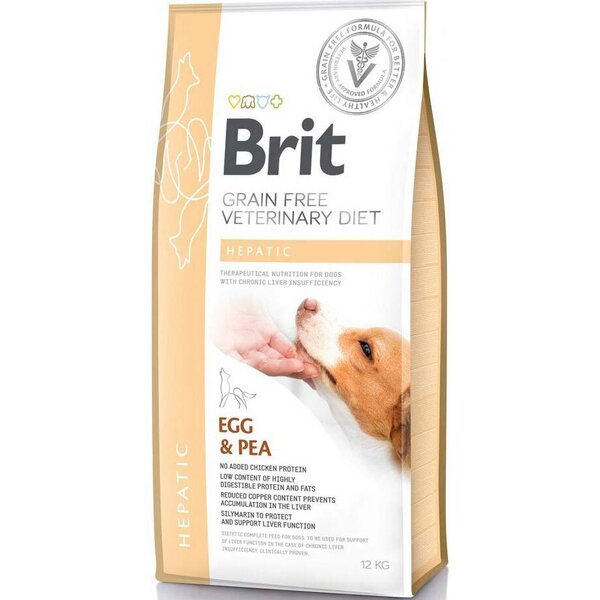 Сухой корм для Brit VetDiets с яйцом горохом бататом и гречкой 12 кг