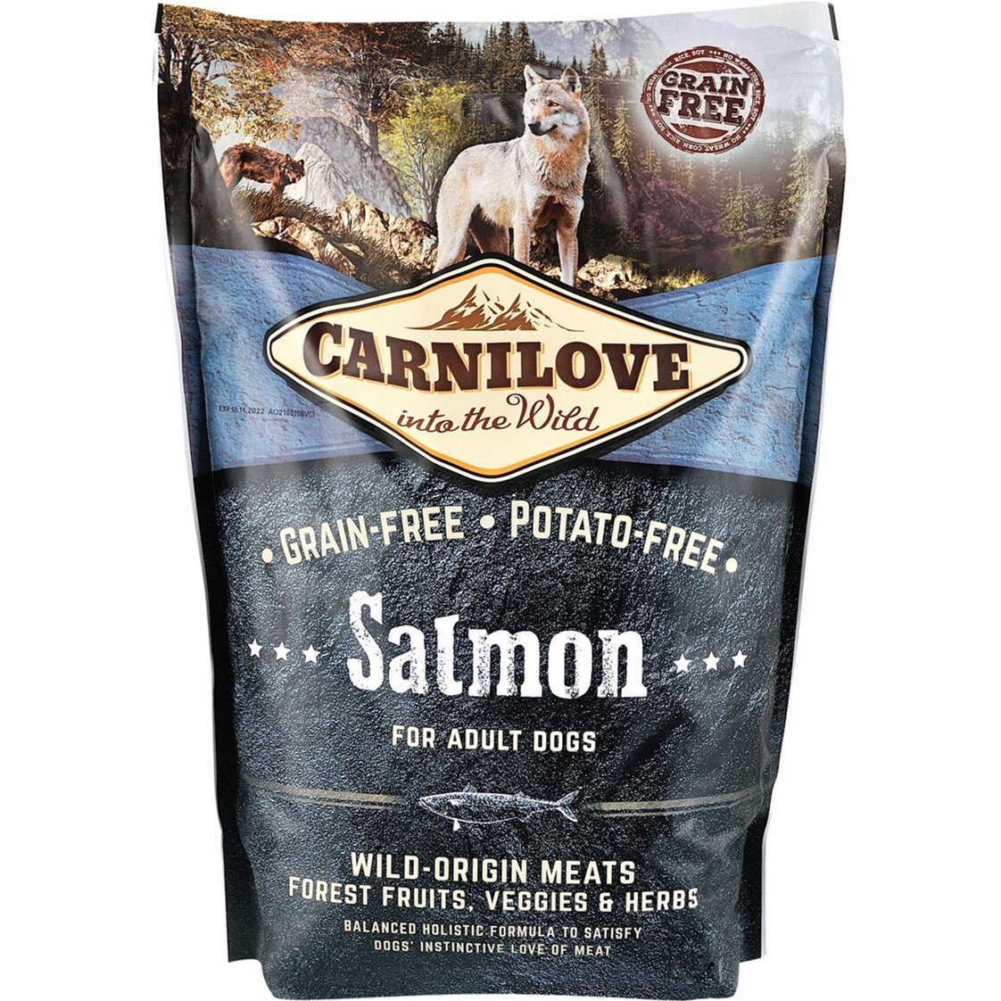 Сухой корм для взрослых собак Carnilove Salmon Adult 1.5 кг фото 1