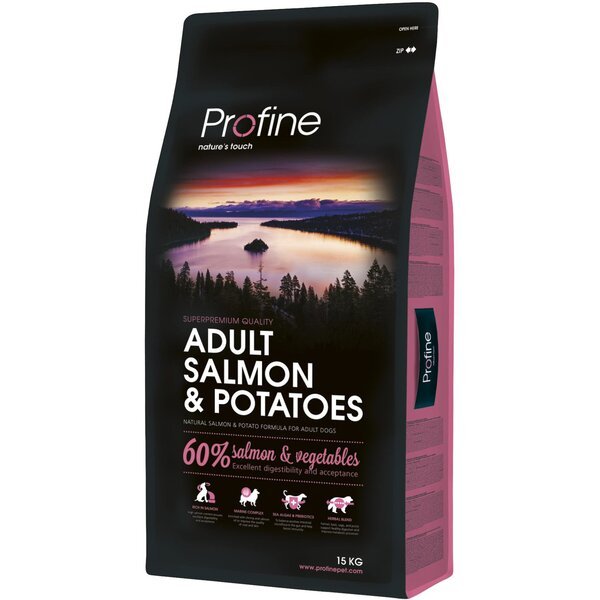 

Сухой корм для взрослых собак Profine Adult Salmon с лососем и картофелем 15 кг