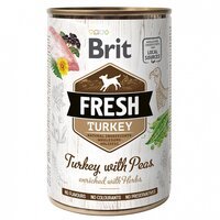 Вологий корм для собак Brit Fresh Turkey/Peas 400г індичка, горошок