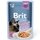 Влажный корм Brit Premium pouch 85г филе лосося в соусе д/стерилизованных