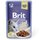 Влажный корм для котов Brit Premium pouch 85г филе говядины в желе