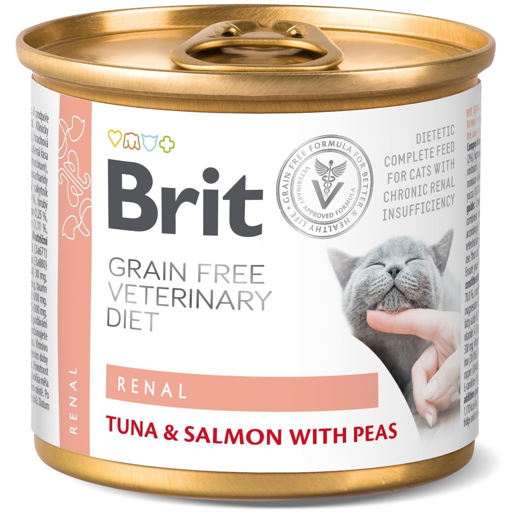 Консерва для котів Brit GF Veterinary Diet з хронічною нирковою недостатністю 200гфото1