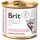 Консерва для котов Brit GF Veterinary Diet с пищевой аллергией и непереносимостью с лососем и горохом 200г