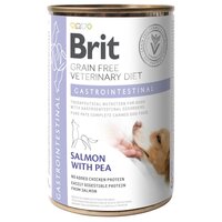 Консерва для собак Brit GF Veterinary Diets для шлунково-кишкового тракту, лосось та горох 400г