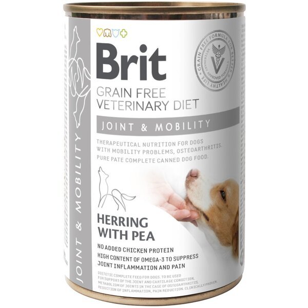 Консерва для собак Brit GF Veterinary Diets для поддержания здоровья суставов у собак  400г