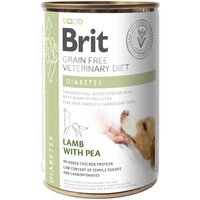 Консерва для собак Brit GF Veterinary Diets із захворюванням на цукровий діабет 400г