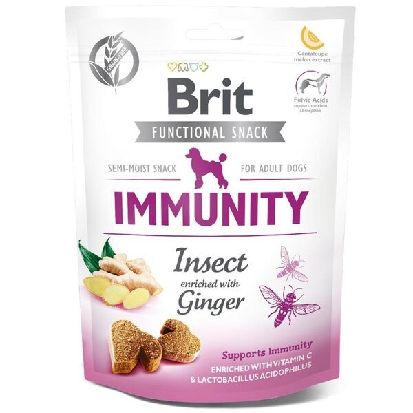 Лакомство для собак Brit Care Immunity насекомые с имбирем 150 г