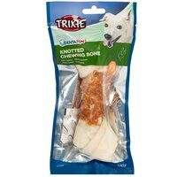 Ласощі для собак кістка Trixie DentaFun для чищення зубів + курка 15см/70гр