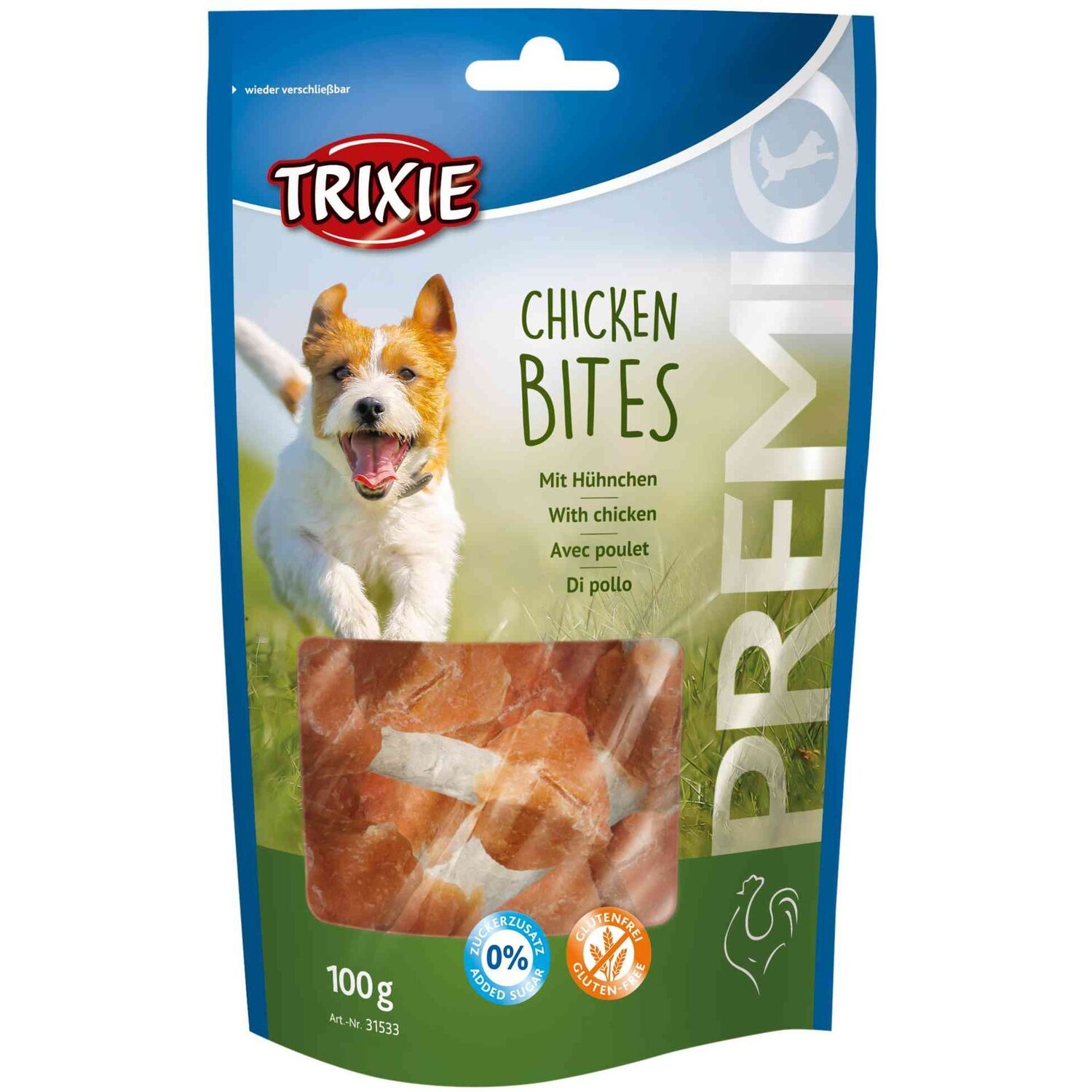 Ласощі для собак Trixie PREMIO Chicken Bites 100грфото