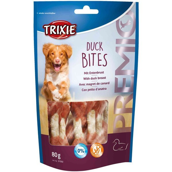 Лакомство для собак Trixie PREMIO Duck Bites с уткой 80гр