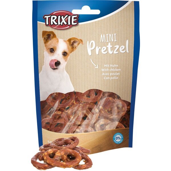 

Лакомство для собак Trixie Mini Pretzels, с курицей 100г